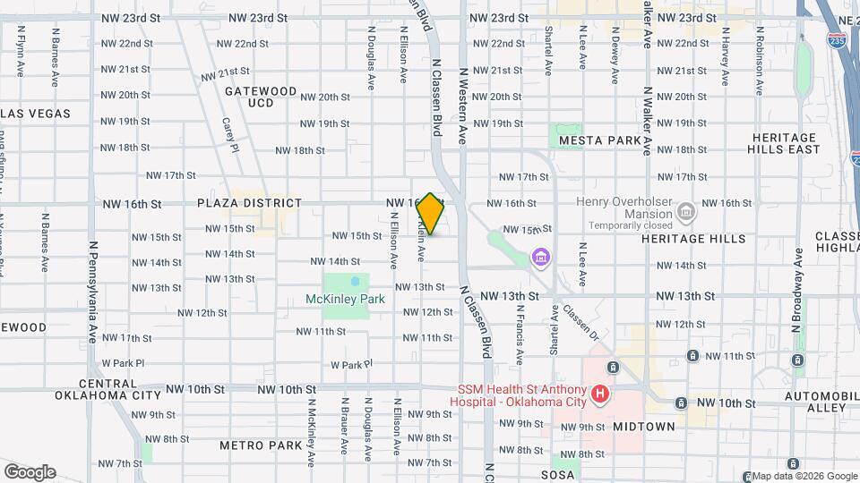 1128 NW 15th St Mapa y Detalles de la Ubicación