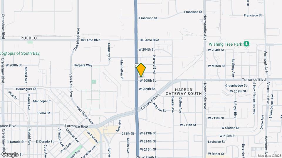 1659 W 208th St Mapa y Detalles de la Ubicación
