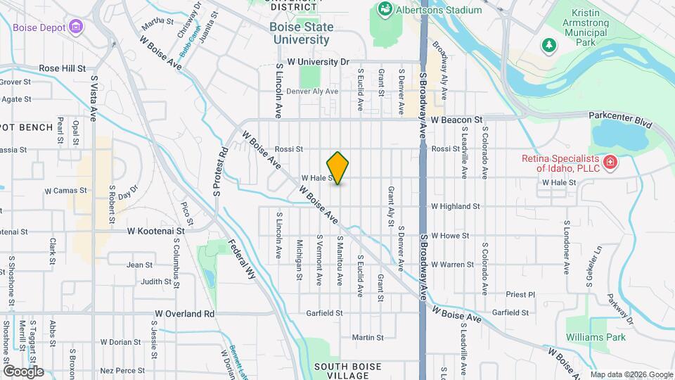 1413 S Manitou Ave Map and Location Details