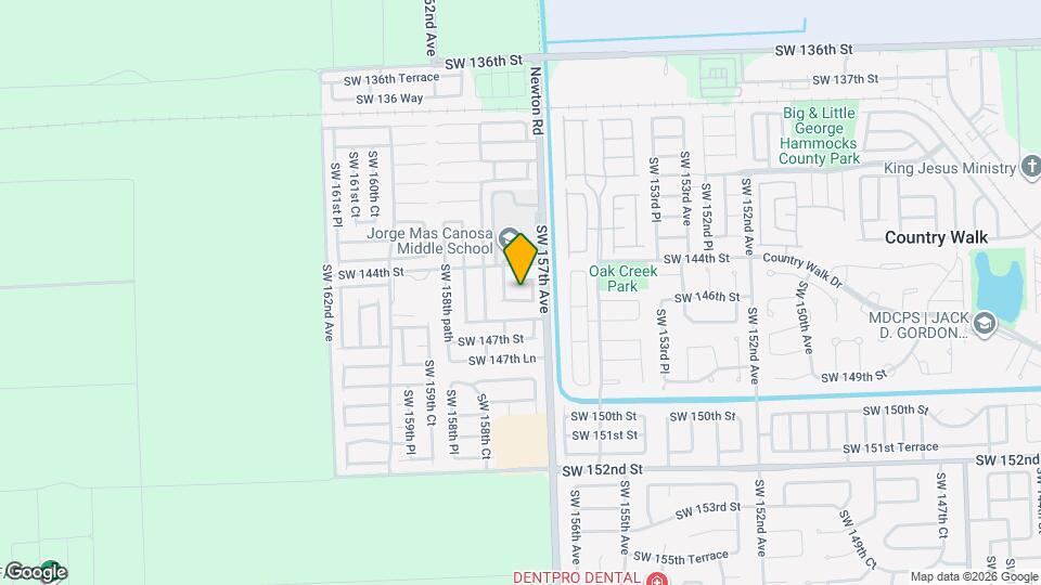 15743 SW 145th Terrace Map and Location Details