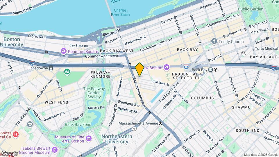 10 Belvidere St, Unit 6 Map and Location Details