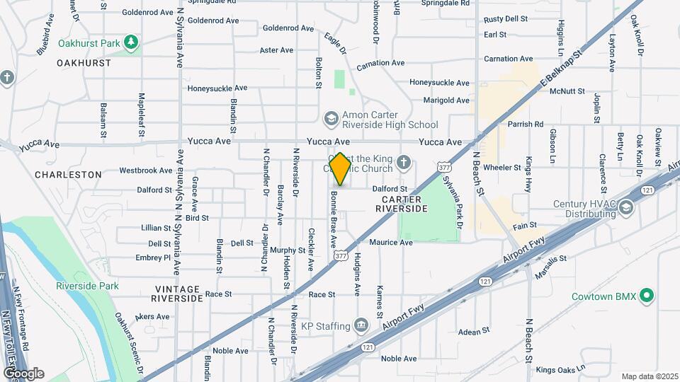 1024 Bonnie Brae Ave Map and Location Details