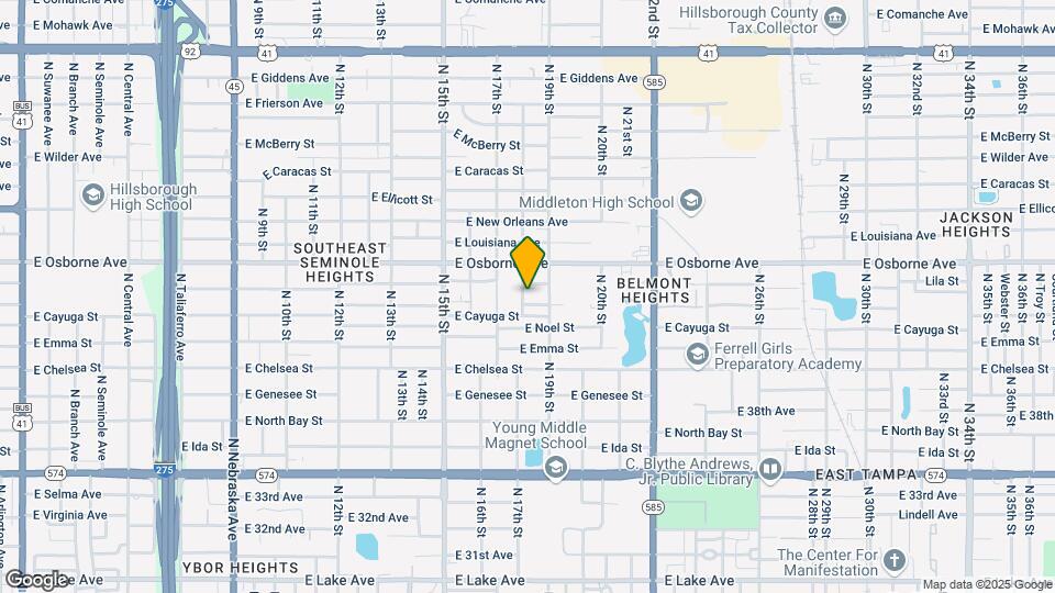 4603 N 18th St Map and Location Details
