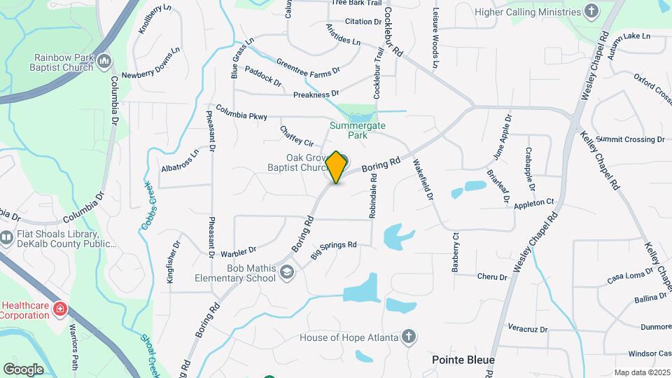 3661 Boring Rd Mapa y Detalles de la Ubicación