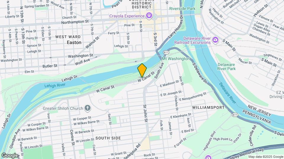 207 W Canal St Map and Location Details