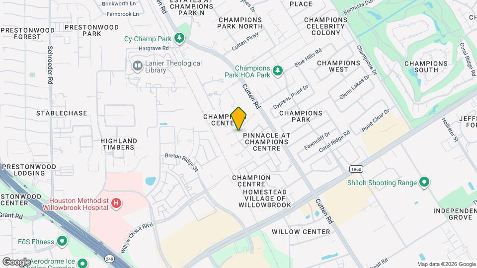 13606 Champions Centre Dr Map and Location Details