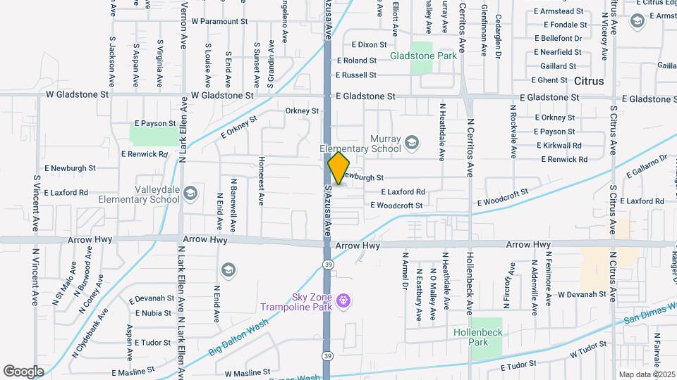740 S Azusa Ave Map and Location Details