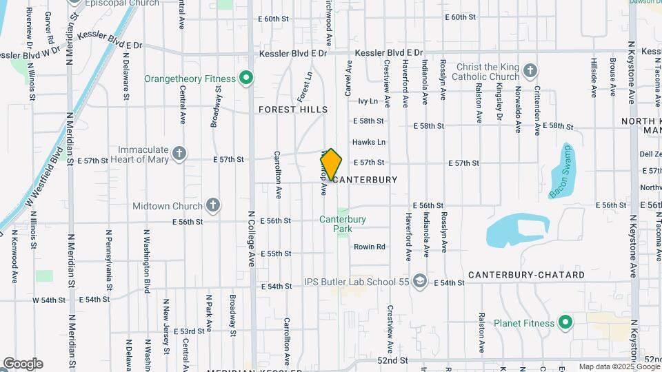 1015 Northview Avenue Map and Location Details
