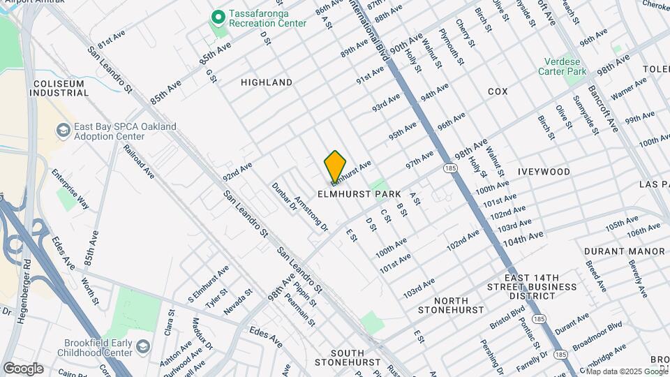 9612 E St Mapa y Detalles de la Ubicación