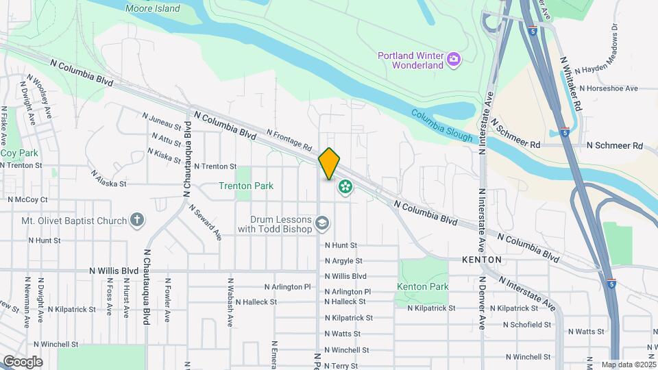 8945 N Calvert Ave Map and Location Details