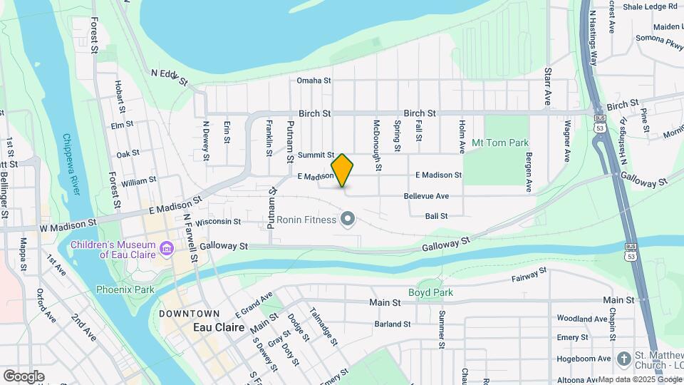 1145 Bellevue Ave Map and Location Details