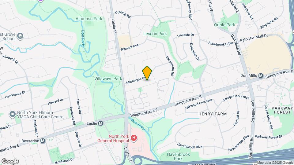 34 Clovercrest Rd Map and Location Details