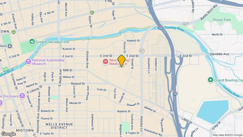 1484 Lewis St Map and Location Details