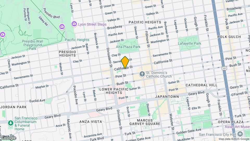 2669 California St Map and Location Details