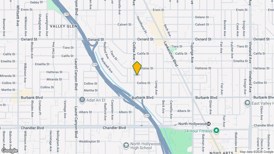 Colfax Manor Mapa y Detalles de la Ubicación