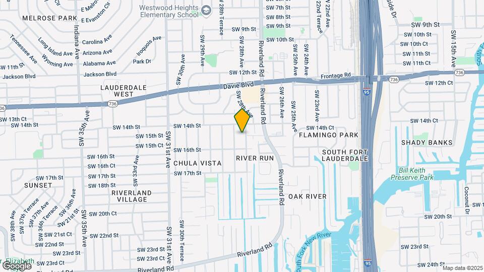 1495 SW 28th Ave, Unit B Map and Location Details
