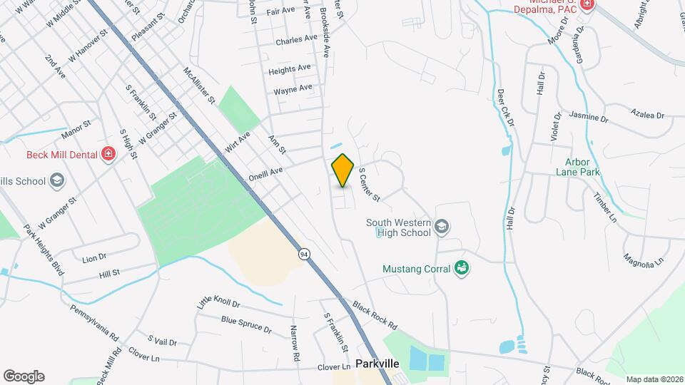 40 Mustang Dr Map and Location Details