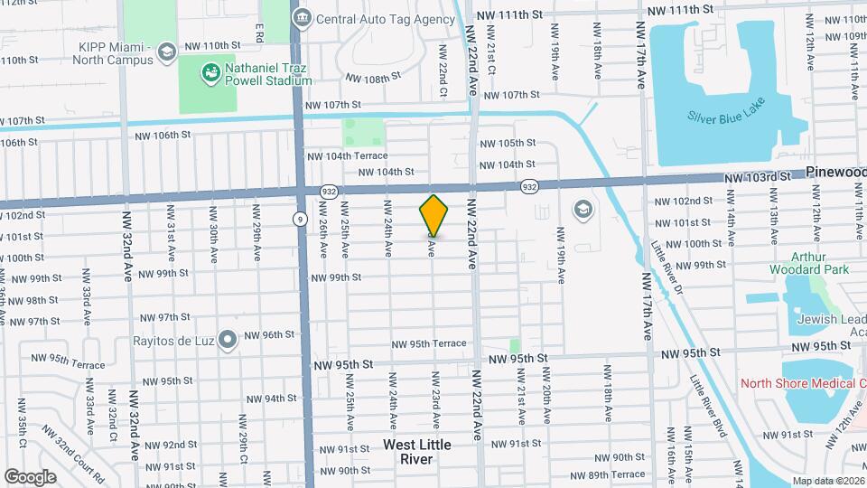 9999 NW 23rd Ave Map and Location Details