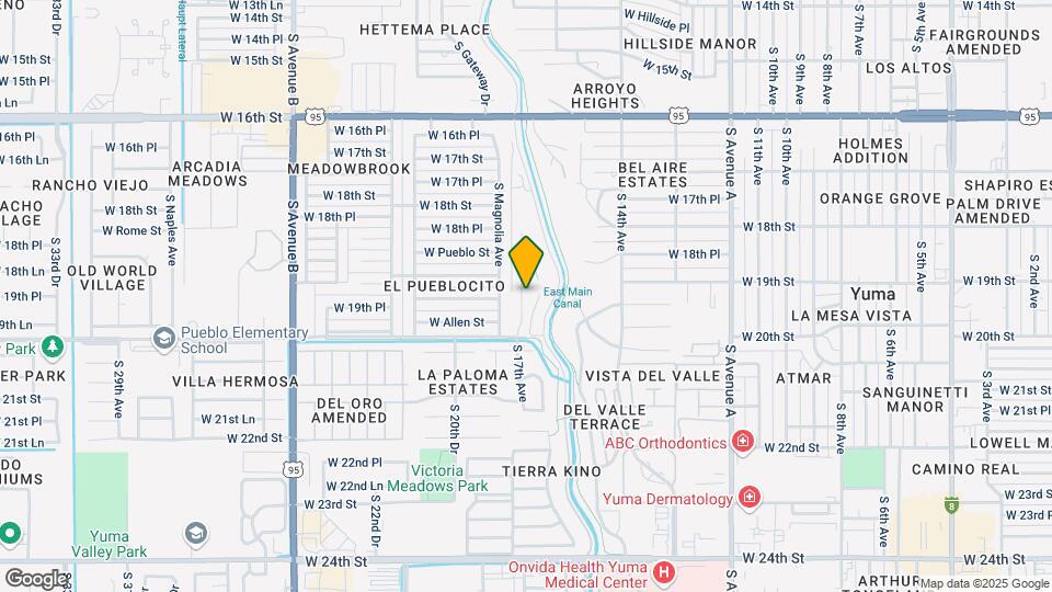 1933 S 17th Ave Map and Location Details