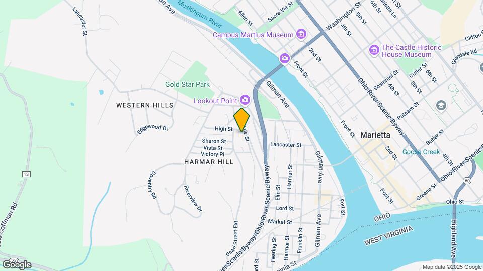 304 Bellevue St Map and Location Details