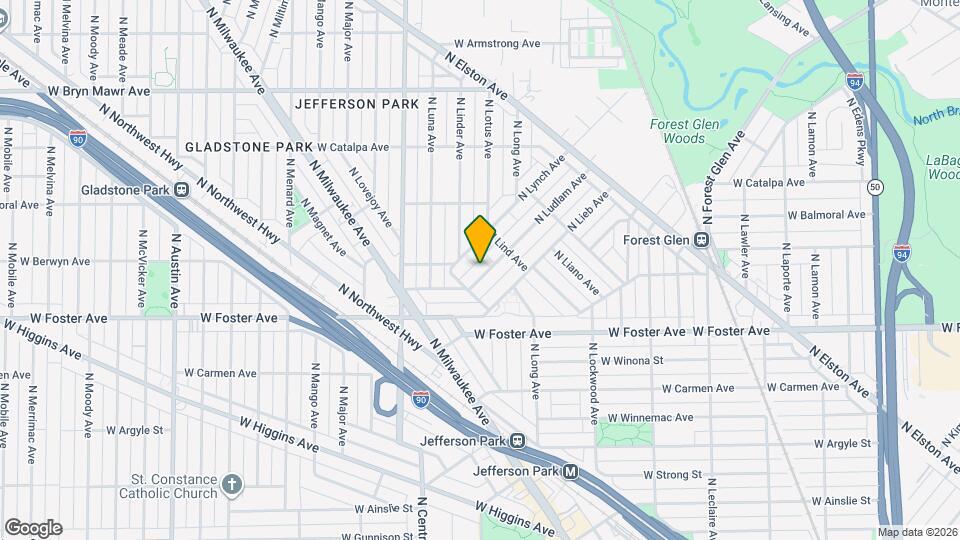 5222 N Ludlam Ave, Unit 2 Floor Mapa y Detalles de la Ubicación