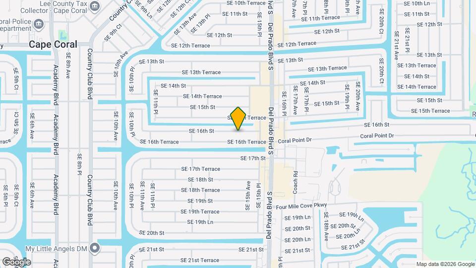 1444 SE 16th St Map and Location Details