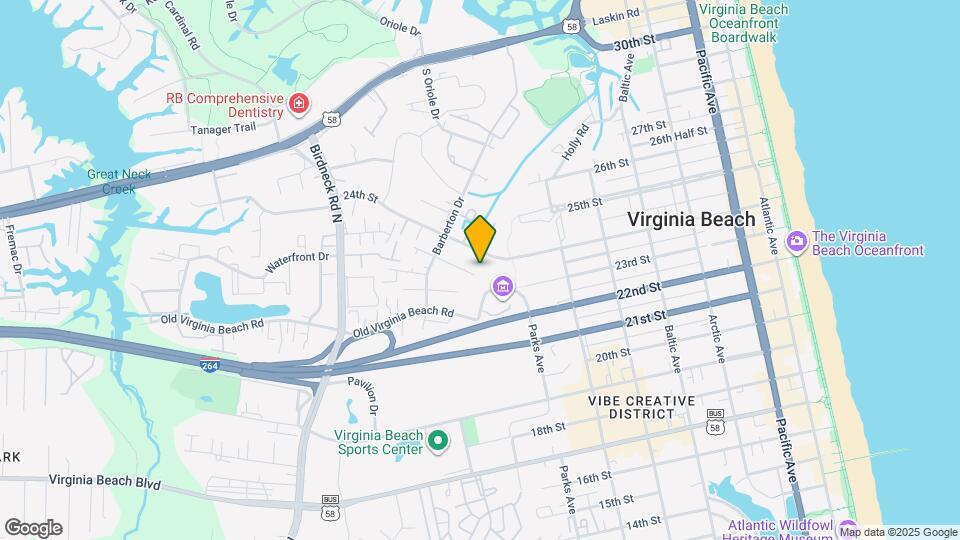 809 23rd St Map and Location Details