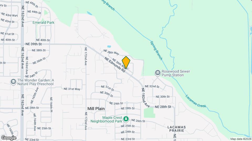 17819 NE 36th Way Map and Location Details