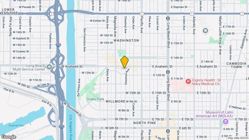 1259 N Loma Vista Dr Mapa y Detalles de la Ubicación