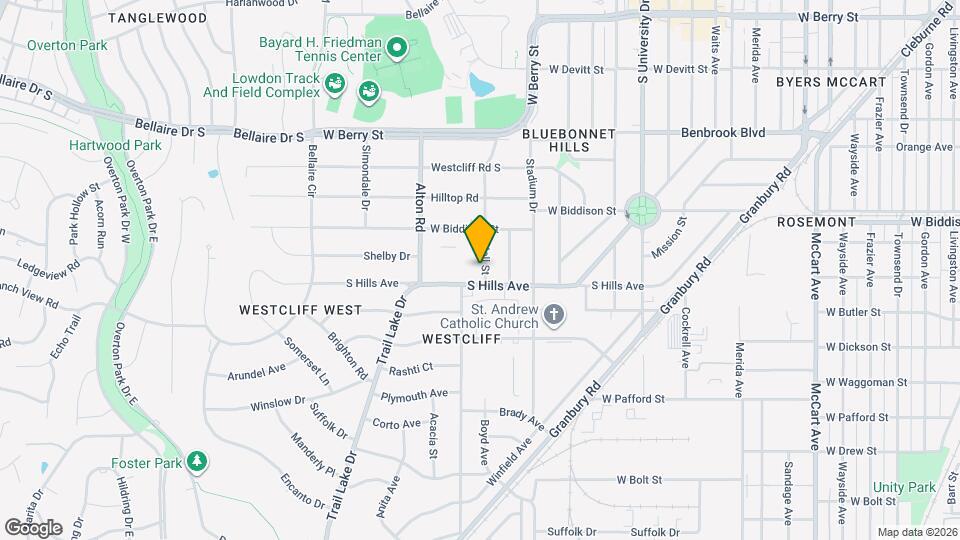 3616 Kell St Map and Location Details