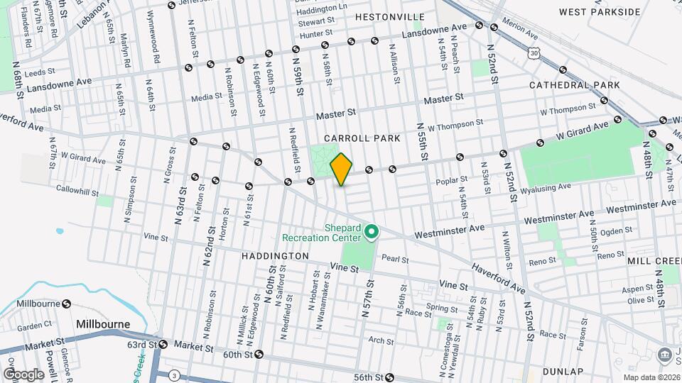 538 N 58th St Map and Location Details