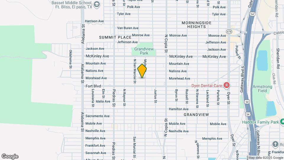 3120 Morehead Ave Map and Location Details