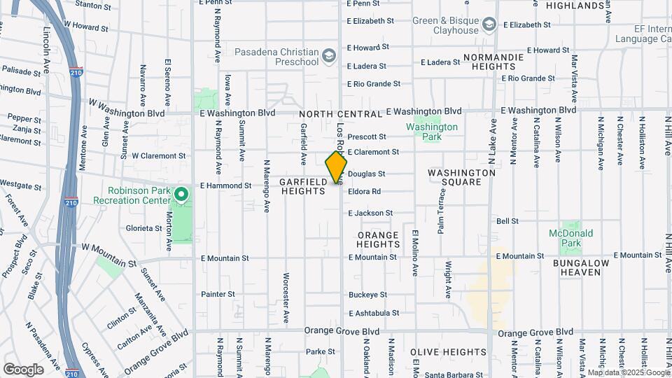 1111 N Los Robles Ave Mapa y Detalles de la Ubicación