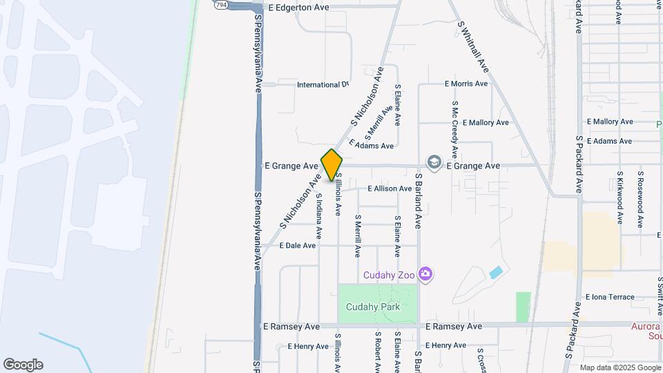 5545 S Illinois Ave Map and Location Details