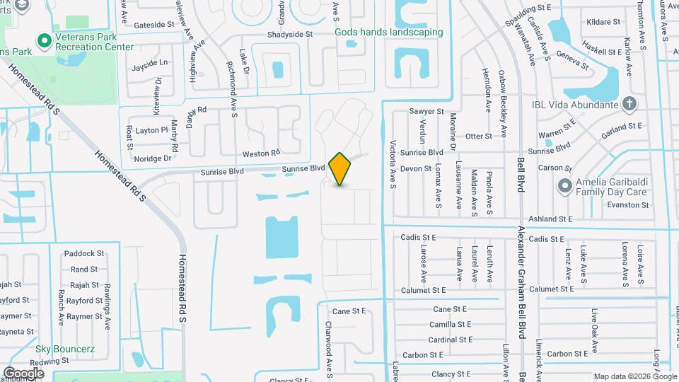 623 Lakeside Oasis Ave Map and Location Details