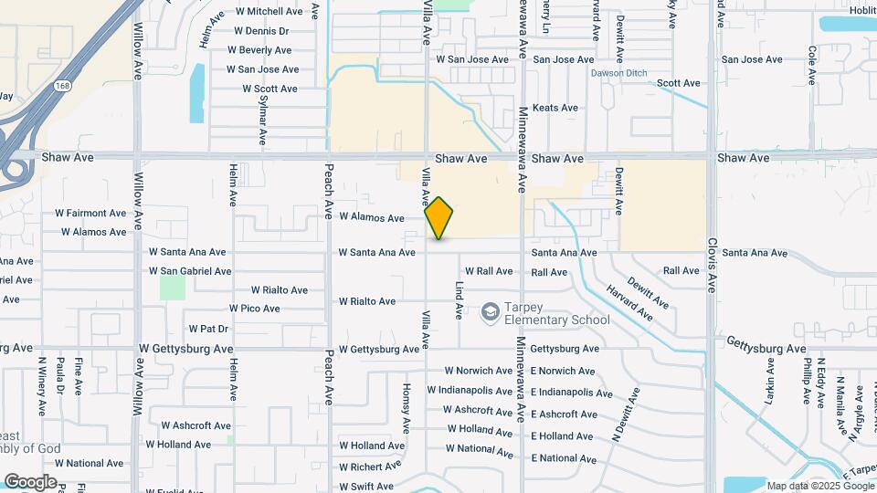 169 W Santa Ana Ave Map and Location Details