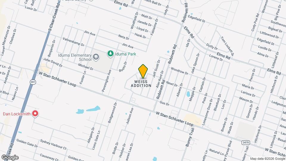 4300 Abigail Dr Map and Location Details