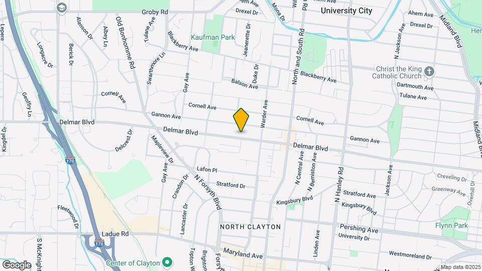 7901 Delmar Blvd Map and Location Details