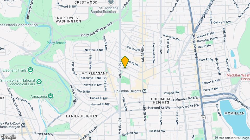 1523 Park Rd NW Map and Location Details