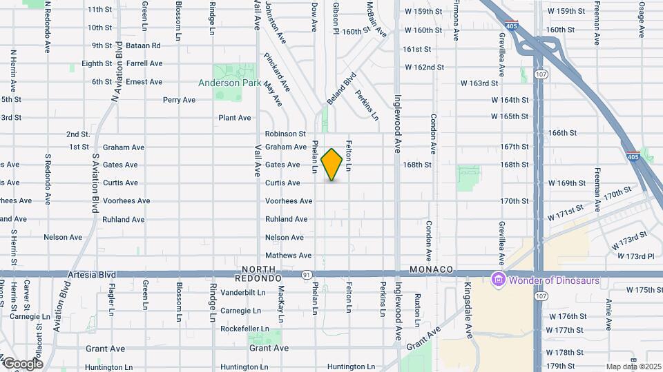 2510 Curtis Ave Map and Location Details