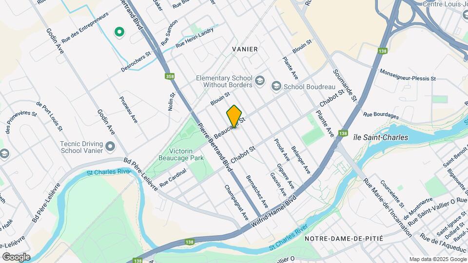 300 Santerre Map and Location Details