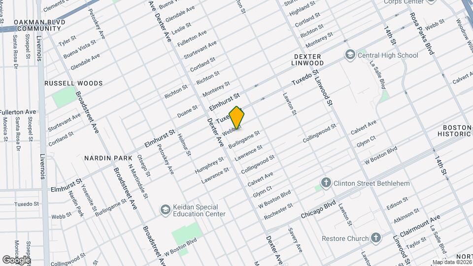 3317 Webb St Map and Location Details