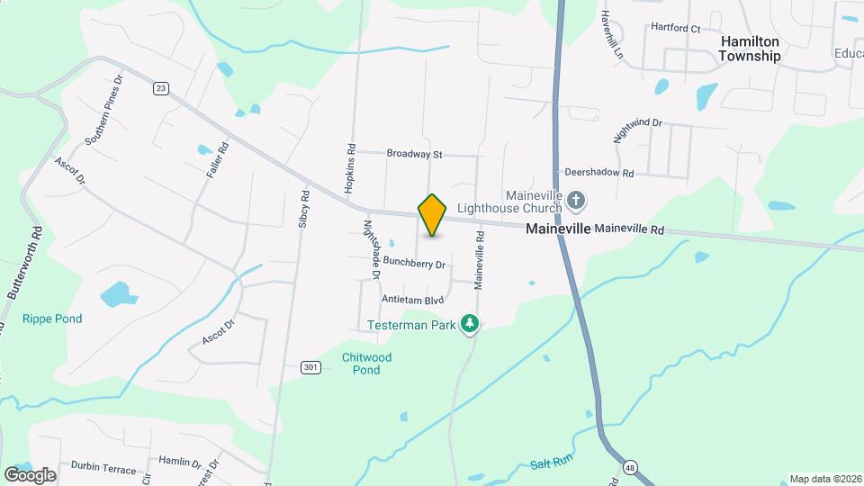 8218 Melrose Ln Map and Location Details