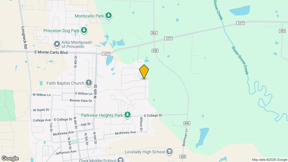 1221 Ginsburg Ln Map and Location Details