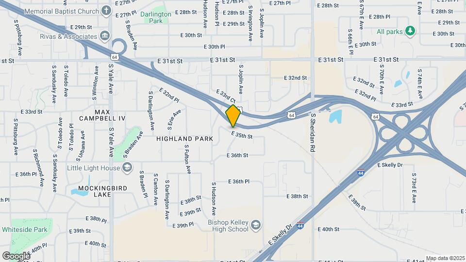 5831 E 35th St Map and Location Details