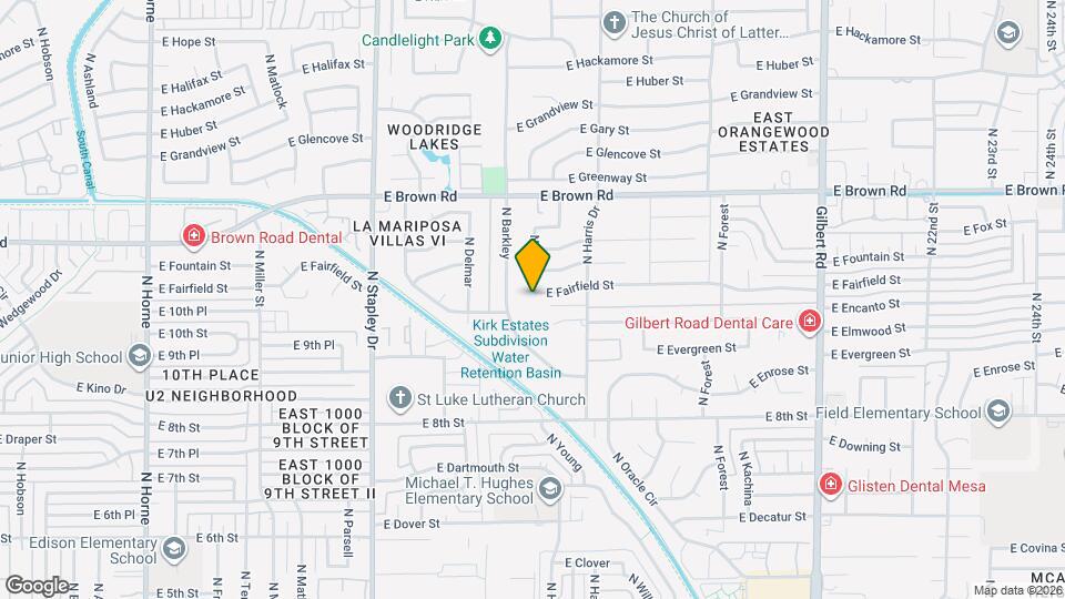 1501 E Fairfield St Mapa y Detalles de la Ubicación