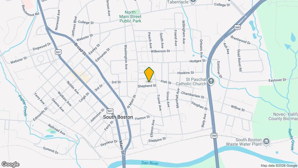 1328 Shepherd St Map and Location Details