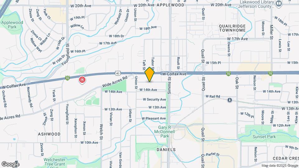 11850 W Independence Ave Map and Location Details