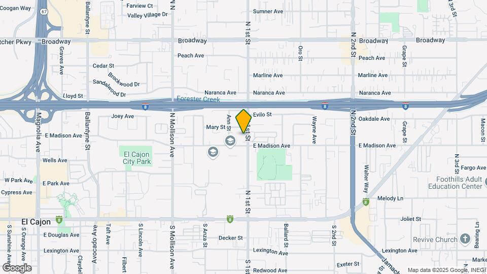 518-520 N 1st St Map and Location Details