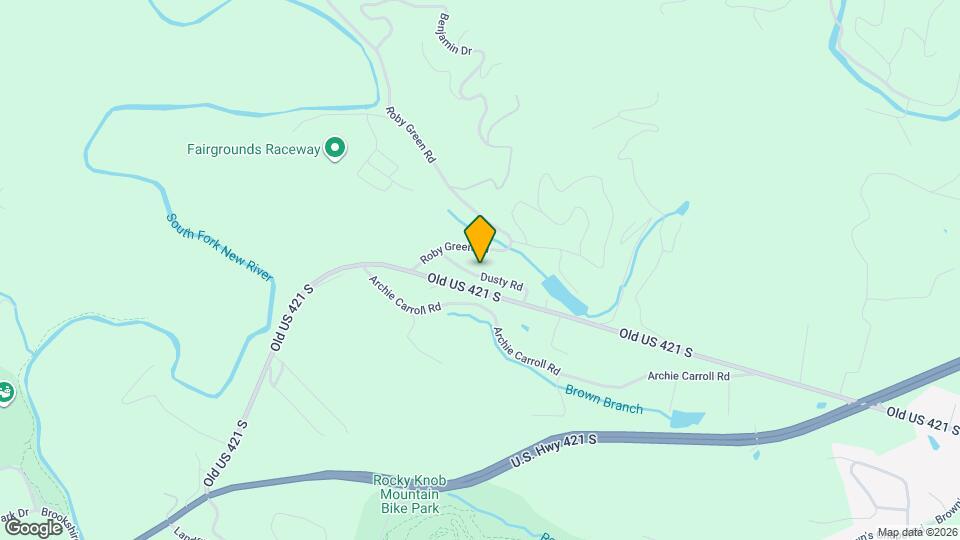 219 Dusty Rd Map and Location Details